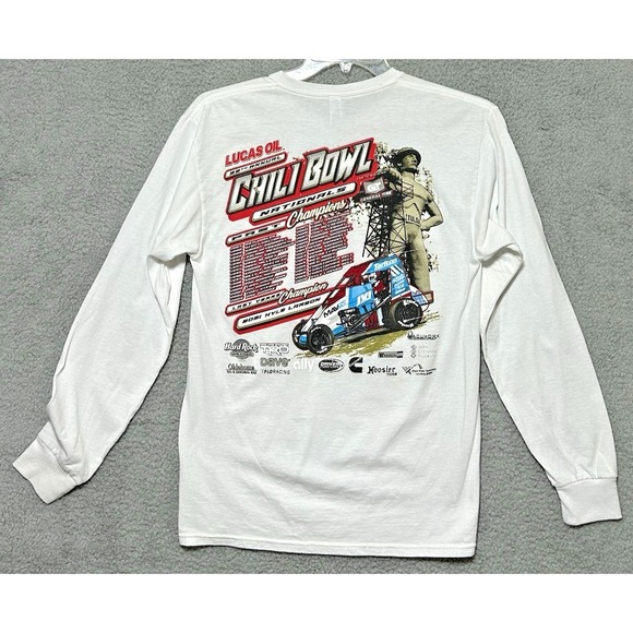 2022 36th Chili Bowl Midget Nationals Racing Mens Med Long Sleeve T-Shirt - Picture 9 of 10